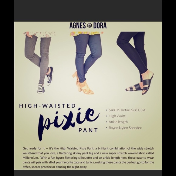 Agnes & Dora High Waisted Pixie Jeans. (says L but fits like a medium) - Picture 2 of 13